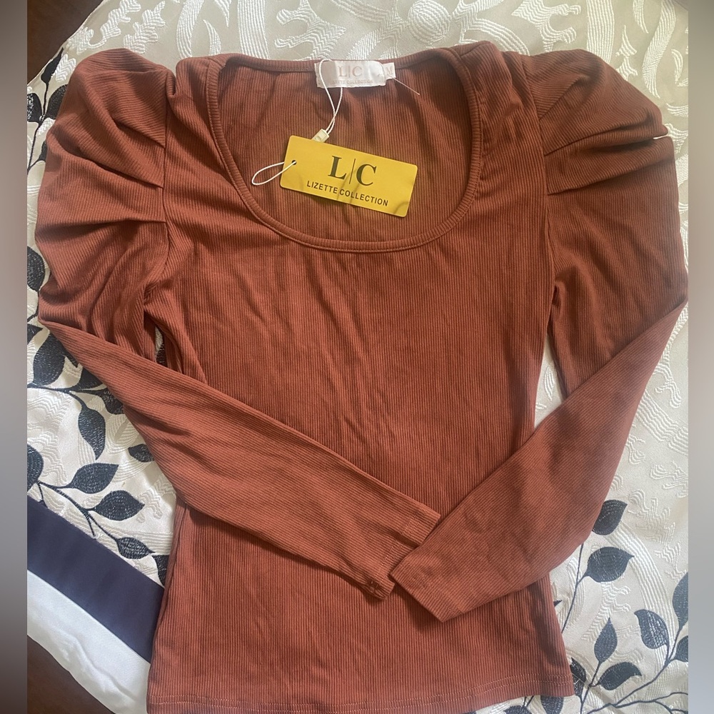 Women's Rust Blouse